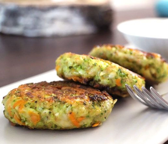 Фото Котлеты куриные нежные с брокколи